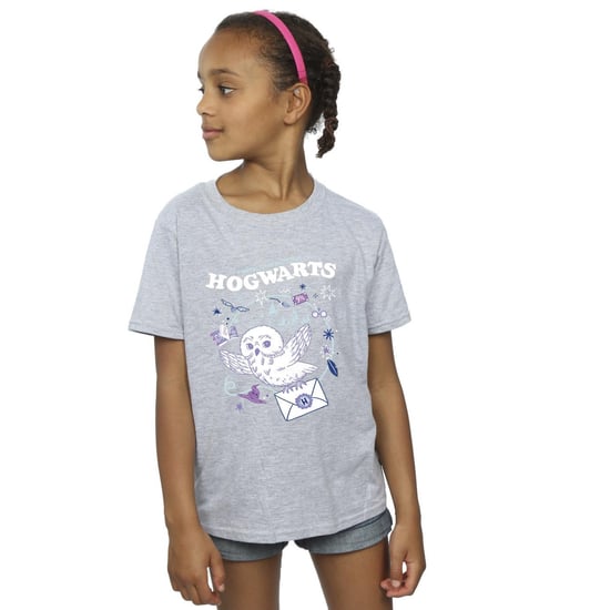 Harry Potter - "Letter From Hogwarts" T-Shirt für Mädchen (Grau) - Image 2