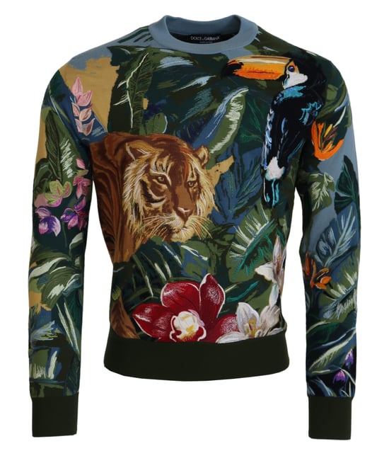 Tiger-Tukan Bestickter Pullover - Image 3