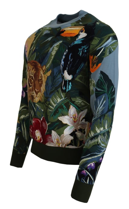 Tiger-Tukan Bestickter Pullover - Image 4