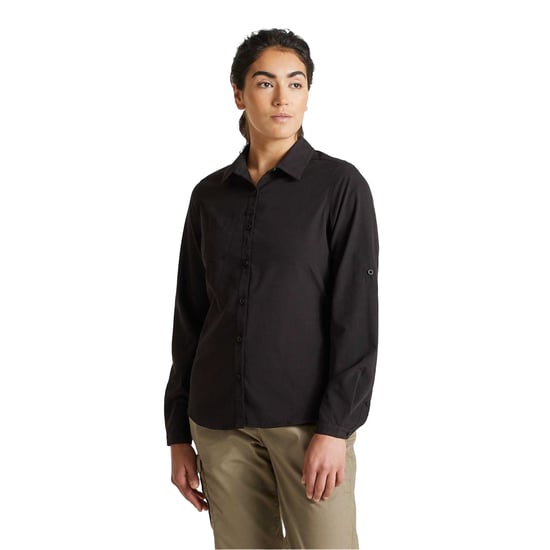 Craghoppers - "Kiwi" Hemd für Damen, Langärmlig (Schwarz) - Image 3