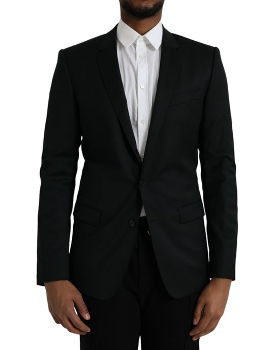 Klassischer Schnitt Blazer in Schwarz - Image 1