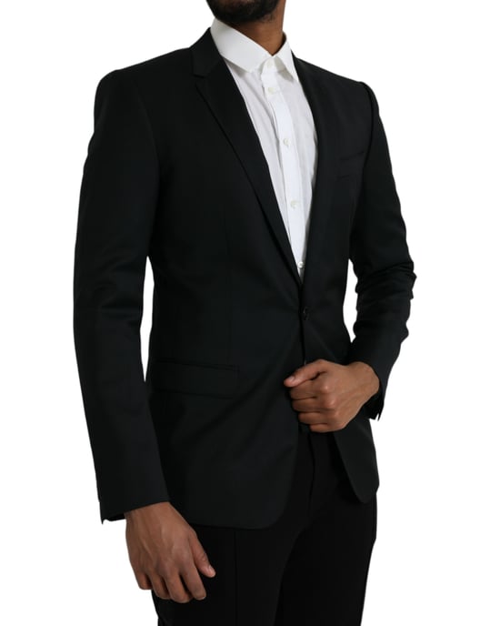 Klassischer Schnitt Blazer in Schwarz - Image 2