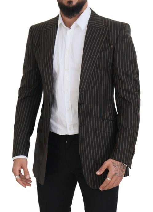 Nadelstreifen-Blazer Klassische formelle Kleidung - Image 5