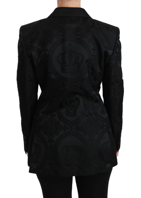 Paisley-Prägung Doppelreihiger Blazer - Image 4