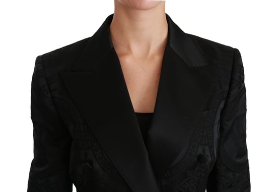 Paisley-Prägung Doppelreihiger Blazer - Image 5