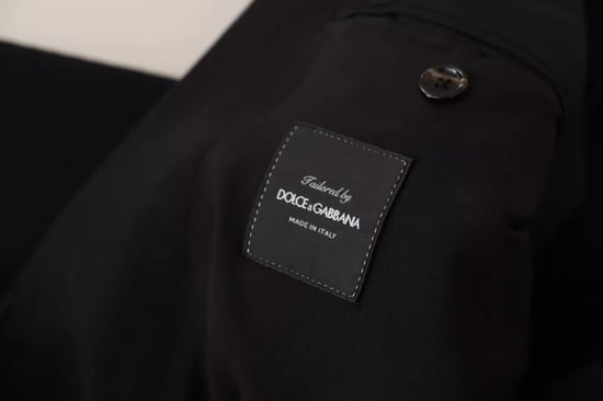 Klassischer Schnitt Blazer Schwarz - Image 2