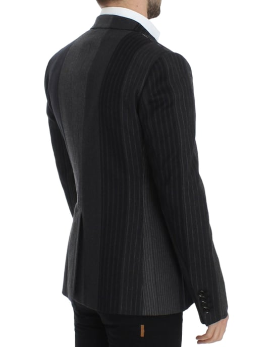 Dolce & Gabbana Doppelreihiger Nadelstreifenblazer - Schwarz - Image 4