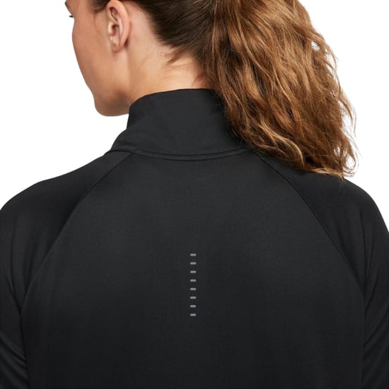 Nike Dri-fit Swoosh Running Langarmshirt In Schwarz - Image 5