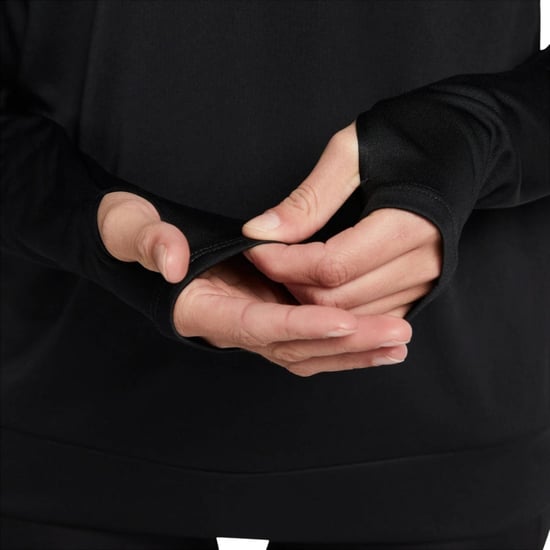 Nike Dri-fit Swoosh Running Langarmshirt In Schwarz - Image 6
