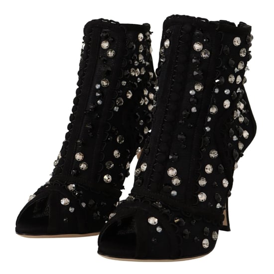 Verzierte Peeptoe-Ankle Boots - Image 3