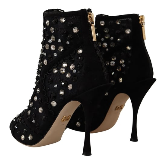 Verzierte Peeptoe-Ankle Boots - Image 4