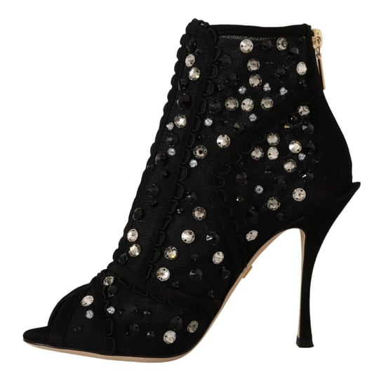 Verzierte Peeptoe-Ankle Boots - Image 5