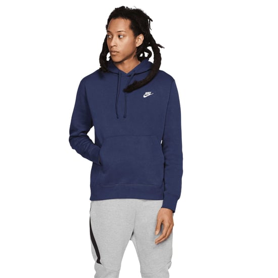 Nike - "Sportswear Club" Kapuzenpullover für Herren/Damen Unisex (Mitternachtsblau/Weiß) - Image 4