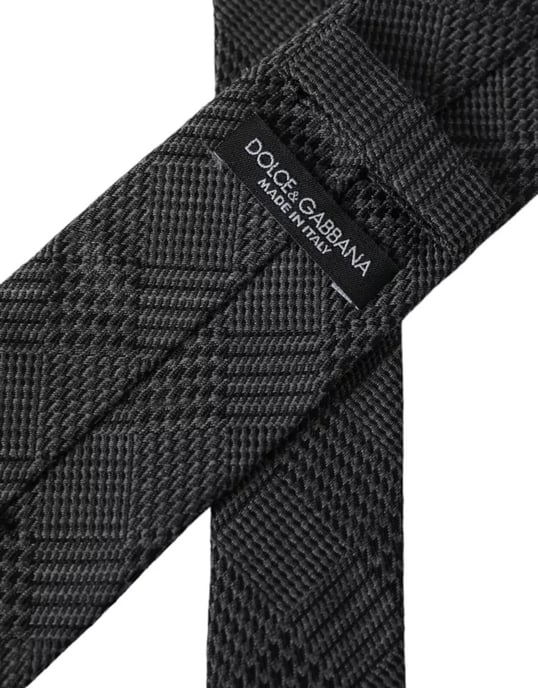 Grau Glen Plaid Krawatte Kra3328 - Image 2