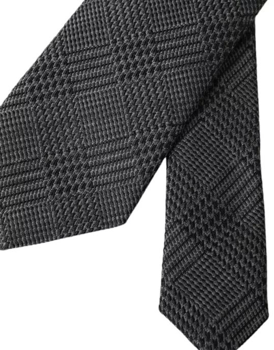 Grau Glen Plaid Krawatte Kra3328 - Image 3