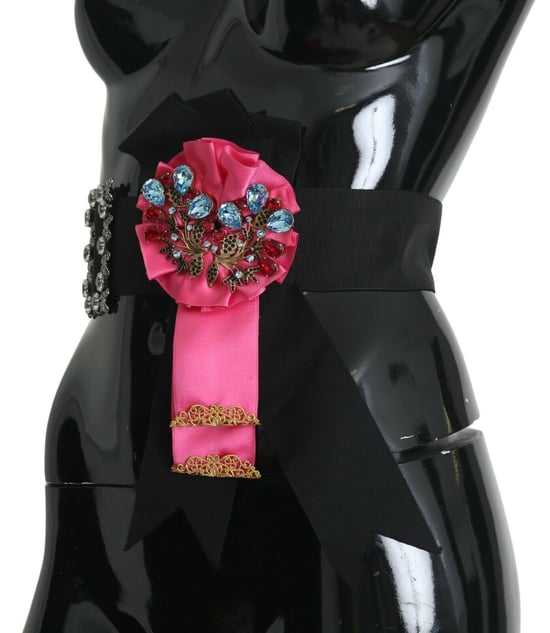 Dolce Gabbana Kristallverziertes Schleifenarmband - Image 2