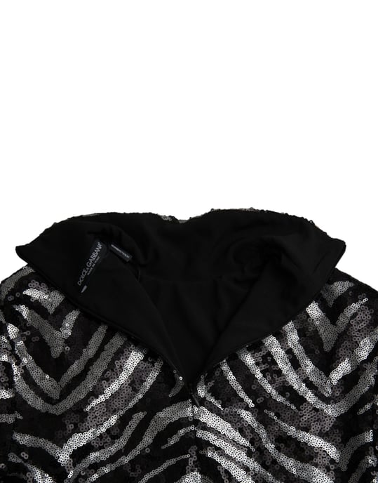 Pailletten-Zebra-Print-Bluse - Image 6