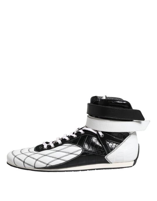 Hochschnitt Leder Sneaker - Image 6