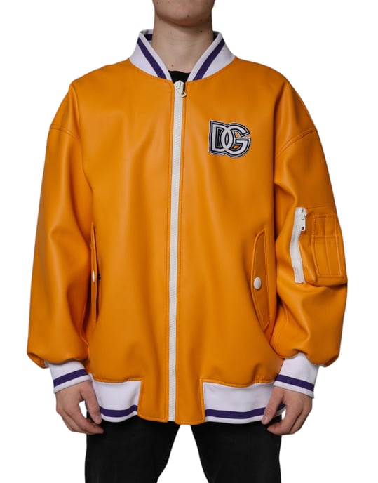 Leder Bomberjacke Dg Varsity - Image 2