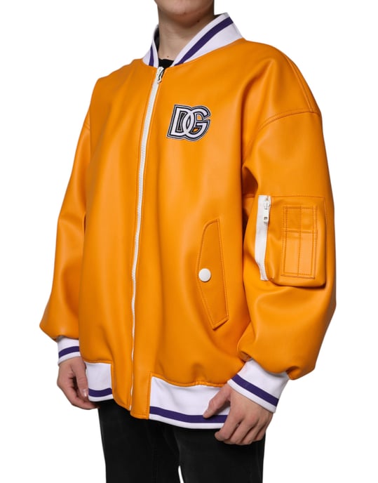 Leder Bomberjacke Dg Varsity - Image 3