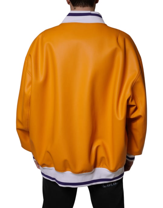 Leder Bomberjacke Dg Varsity - Image 4