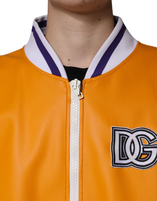 Leder Bomberjacke Dg Varsity - Image 5