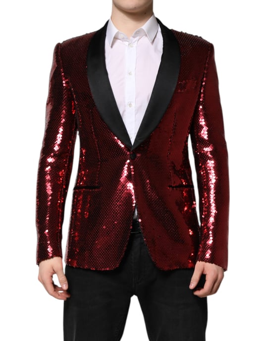 Pailletten-Blazer mit Reverskragen - Image 1