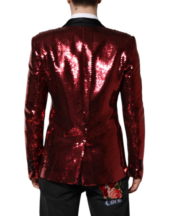 Pailletten-Blazer mit Reverskragen - Image 4