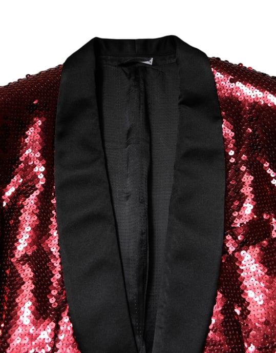 Pailletten-Blazer mit Reverskragen - Image 5