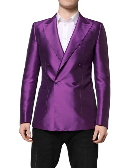 Doppelt gefütterter Seidenblazer - Image 1