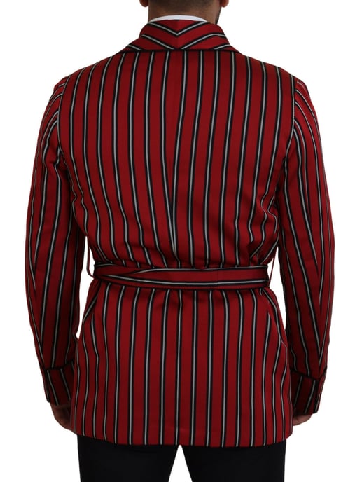 Gestreifter Schalkragen-Blazer - Image 3
