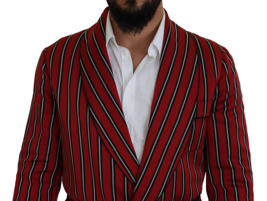 Gestreifter Schalkragen-Blazer - Image 4