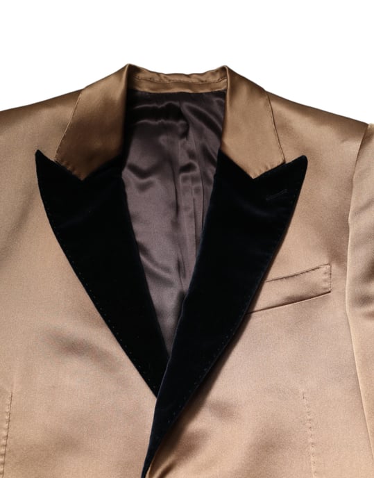 Satin Übermantel mit Schalkragen - Image 5