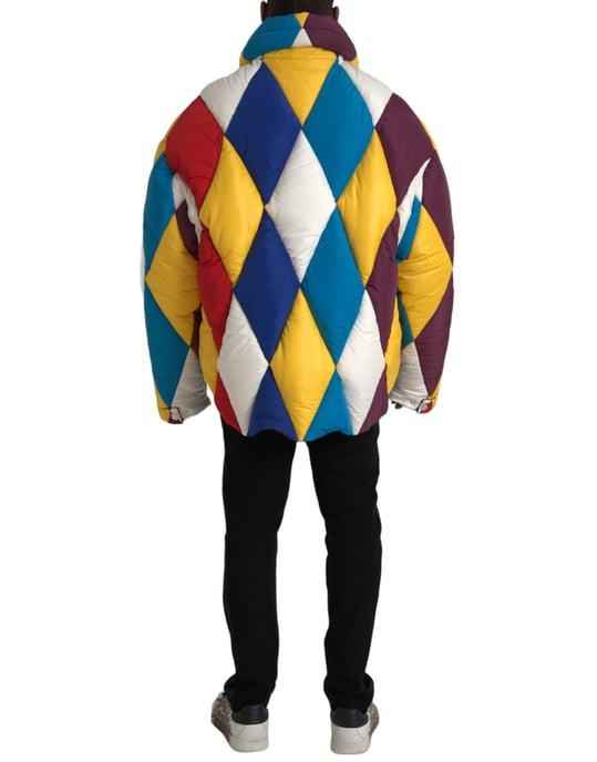 Harlequin Puffermantel Mehrfarbig - Image 3