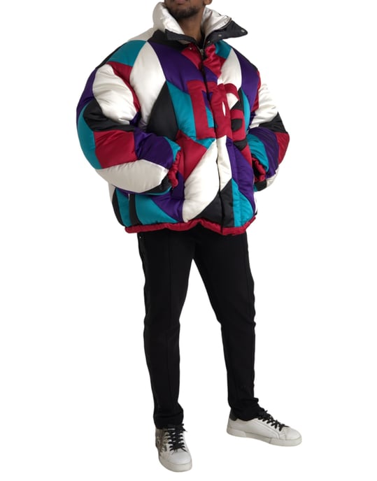 Geometrische Pufferjacke - Image 2