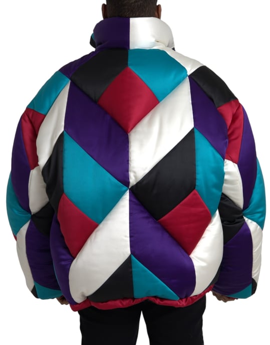 Geometrische Pufferjacke - Image 3