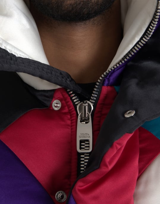 Geometrische Pufferjacke - Image 4