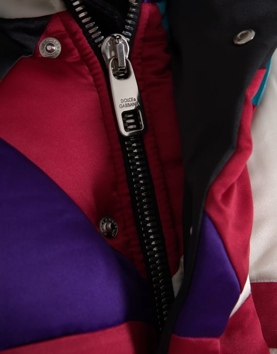 Geometrische Pufferjacke - Image 5