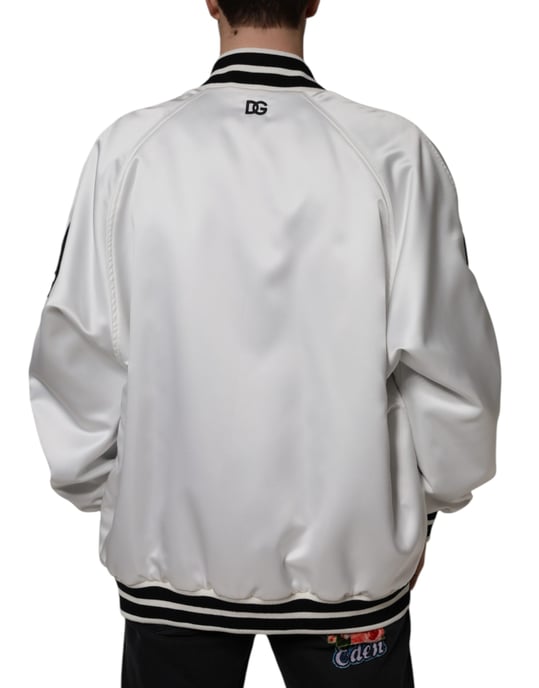 Dg Varsity Satin Bomberjacke - Image 4