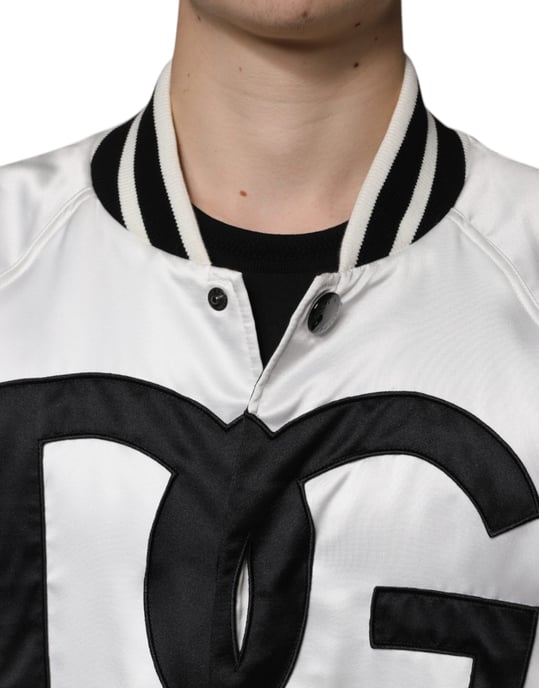 Dg Varsity Satin Bomberjacke - Image 5