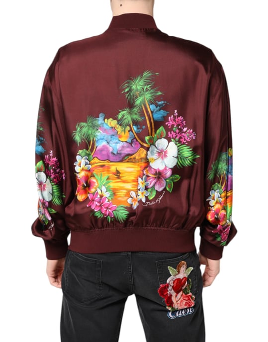Tropenmotiv-Seidenjacke - Image 4