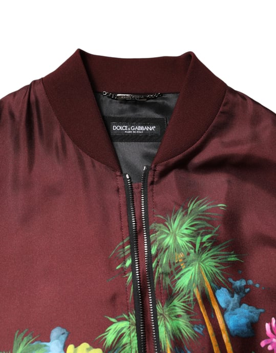 Tropenmotiv-Seidenjacke - Image 5