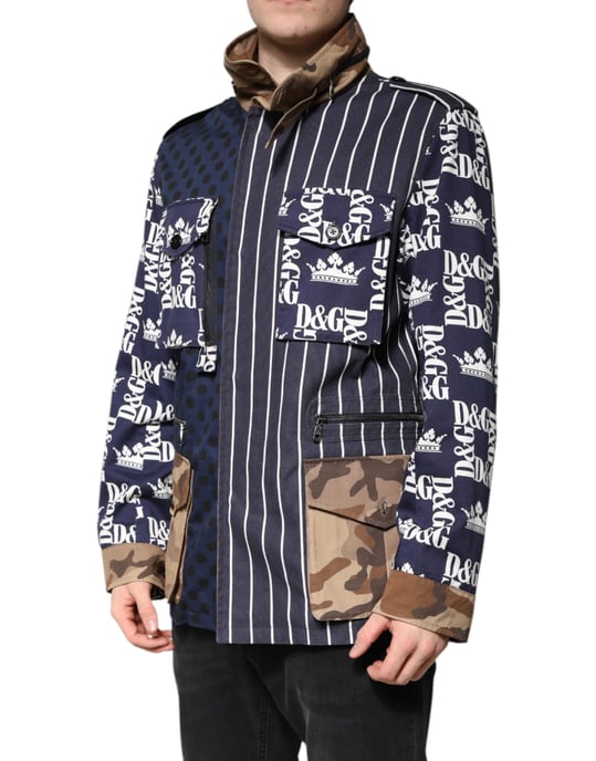 Mehrfarben-Militärjacke - Image 3