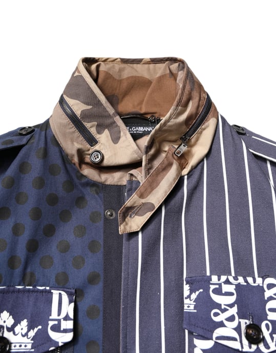 Mehrfarben-Militärjacke - Image 5