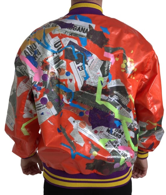 Bedruckte Satin-Bomberjacke - Image 3