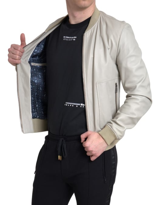 Leder Bomberjacke G9lm5t - Image 5