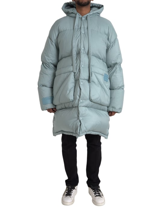 Oversized Kapuzen-Pufferjacke - Image 1