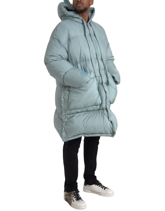 Oversized Kapuzen-Pufferjacke - Image 2