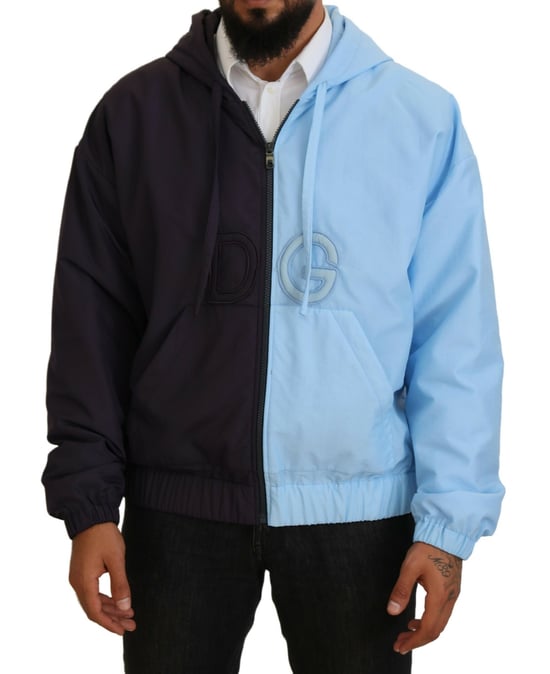 Zweistufige Kapuzenjacke mit DG-Stickerei - Image 1