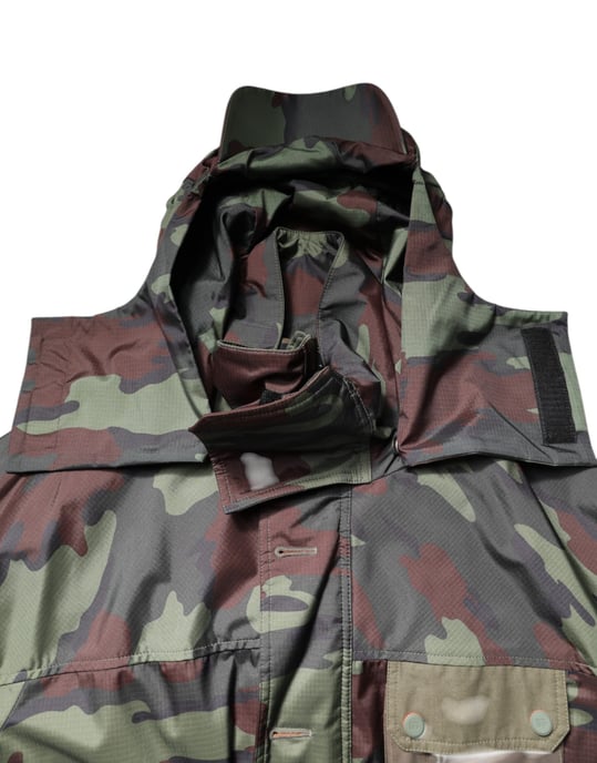 Tarnfarbenes Button-Up-Jacke - Image 5